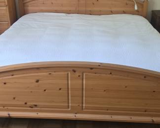 Solid Pine Wood Bed Frame