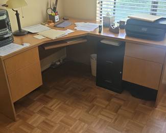 Bush Furniture Somerset 72W L Shaped Desk with Storage