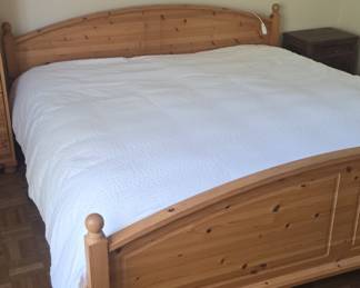 Solid Pine Wood Bed Frame