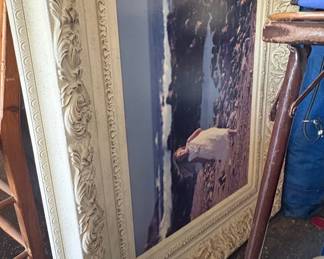 Ornate Gilt Framed Landscape Photograph