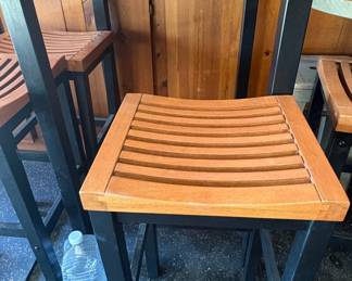 Modern Bar Table and Stools Set