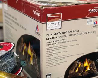 Vent free gas logs