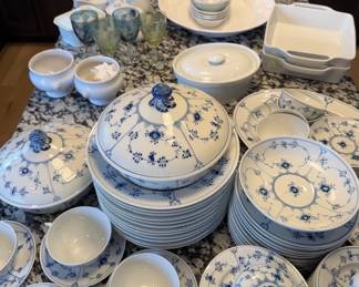 Royal Coppenhagen Blue Fluted Porcelain