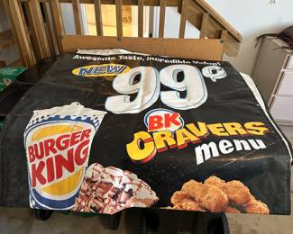 Burger King banner......