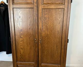 Wood storage cabinet....