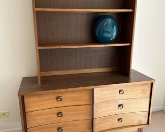 MCM Johnson Carper lowboy with shelving 