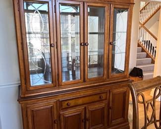 Matching china cabinet