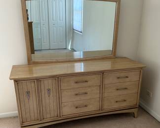 MCM Kent Coffey dresser with mirror