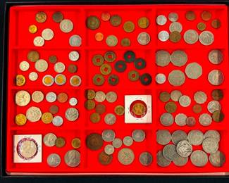 Foreign Coins Tray