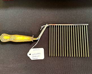 Weighted Sterling Silver Comb