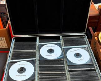 DJ CD's and case