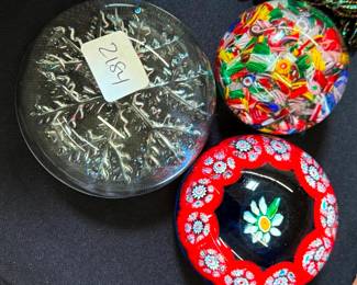 Glass Paperweights