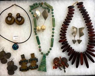 Butterfly Wing Necklace Costume Jewelry Tray