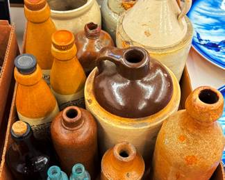 Stoneware, Pottery Vessels, Ginger Beer Etc.