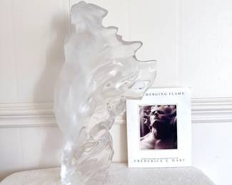 frederick heart veil of light sculpture