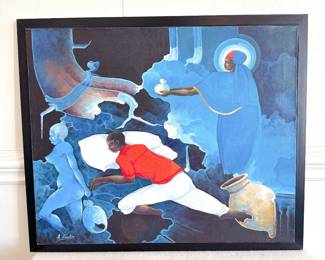 Celestin Faustin original art "Le Reve"