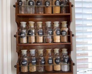 vintage spice rack