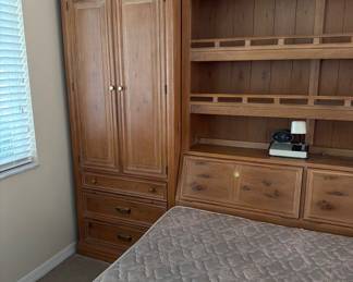 Solid wood bedroom set by Stanley $150 each piece
