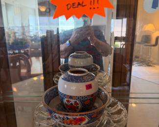 Bowl & vase by Tiffany and Company