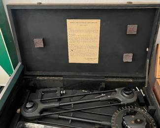 US Navy parallel motion protractor