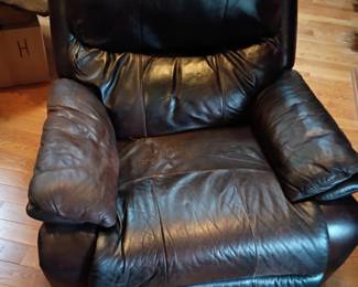 brown recliner