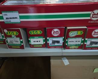 TRAINS!! LGB, Lionel, TYCO and more, mainly a huge G scale LGB collection