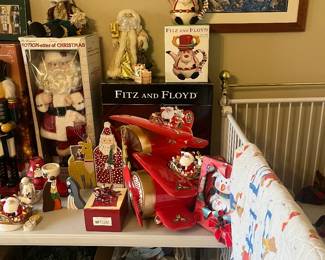 Christmas!!! some vintage some new alot of fitz and floyd etc etc