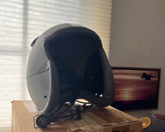 US Navy flight helmet and accessories. Call sign Mass Body