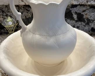 pitcher and bowl
