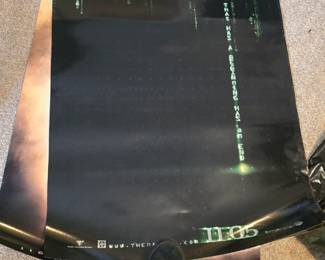 vintage movie posters matrix, final destination and others