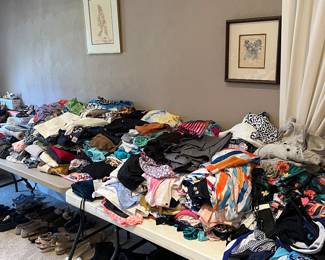 TONS of vintage clothing, shirts, coats, mens, womens kids all kinds and lots of brands