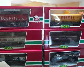TRAINS!! LGB, Lionel, TYCO and more, mainly a huge G scale LGB collection