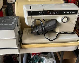 Kenmore sewing machine & accessories 