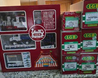 TRAINS!! LGB, Lionel, TYCO and more, mainly a huge G scale LGB collection