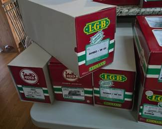 TRAINS!! LGB, Lionel, TYCO and more, mainly a huge G scale LGB collection