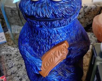 Cookie monster cookie jar