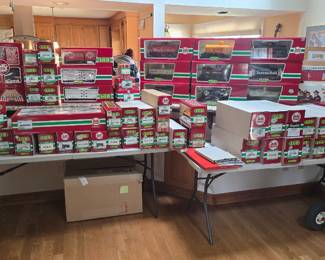 TRAINS!! LGB, Lionel, TYCO and more, mainly a huge G scale LGB collection
