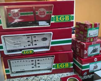 TRAINS!! LGB, Lionel, TYCO and more, mainly a huge G scale LGB collection