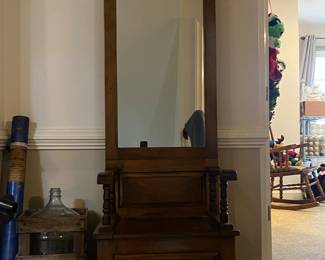 halltree in a dark hall