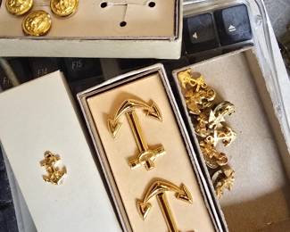 Gold filled vintage navy 