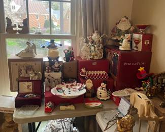 Christmas!!! some vintage some new alot of fitz and floyd etc etc
