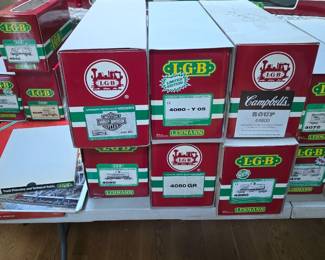 TRAINS!! LGB, Lionel, TYCO and more, mainly a huge G scale LGB collection
