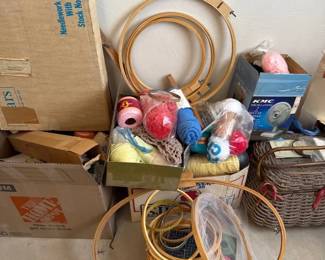 Large Lot If Crafting Supplies