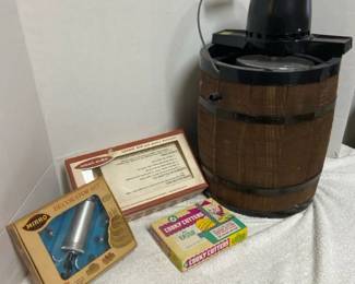 Cornwall Ice cream Freezer And Vintage Cookie Cutters