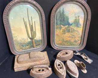 Old Pictures, Old Cast Iron Items, Vintage Lefton Chickens And More