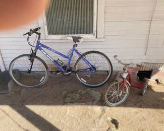 Huffy Stone Mountain Bike And An AMF Trike
