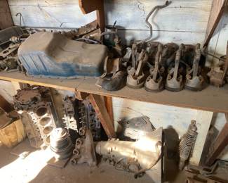 V8 Engine And Transmission Disassembled