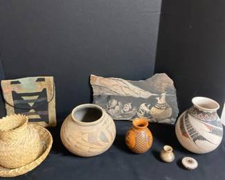 Navajo Signed Pottery And More