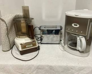 Sunbeam Food Processor, Mary Proctor Toaster, Gevalia Coffee Maker