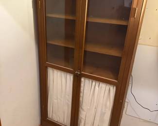 Nice Wooden Cabinet With Glass Doors